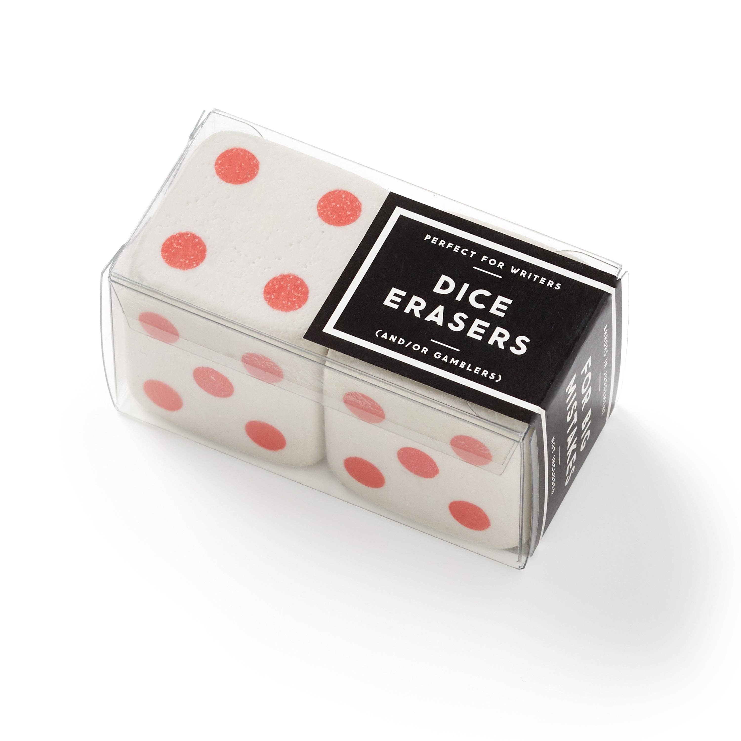 Abrams & Chronicle Books - Vente Gommes - Ensemble de gommes géantes "Make Big Mistakes Giant Dice Eraser Set" (gommes)1