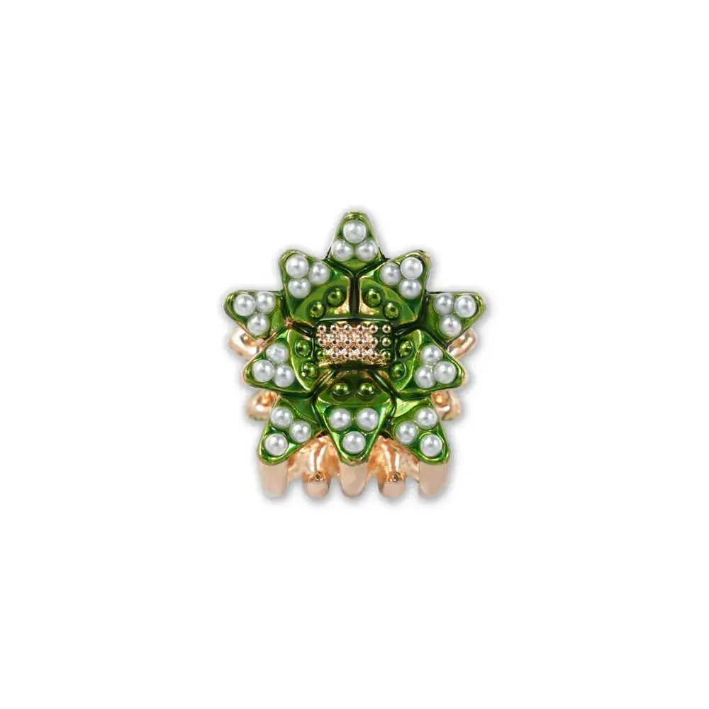 Otterware - Wholesale Hair Clip - Women's - Dainty Rhinestone Christmas Mini Hair Clips - Festive Fun8