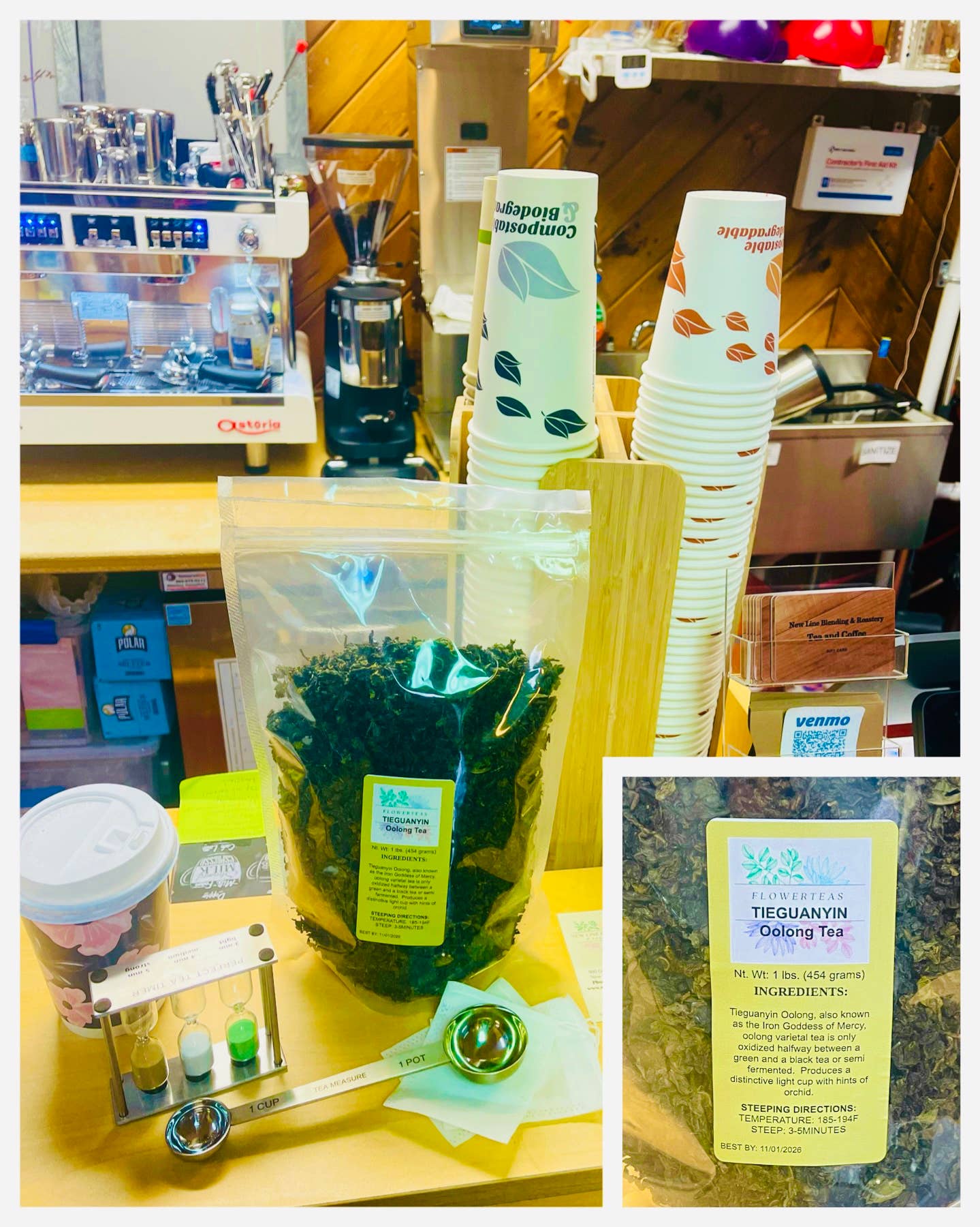 FlowerTeas – Engroshandel Løs te – Løsbladet te i løs vægt 1 lbs Kommerciel brygning Fødevareservice31