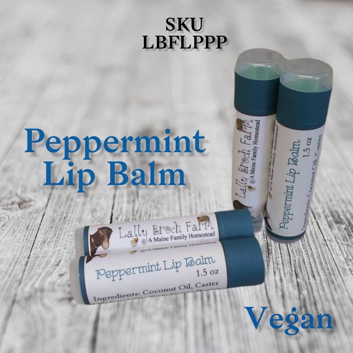 Vegan Lip Balm for wholesale by Lally Broch Farm