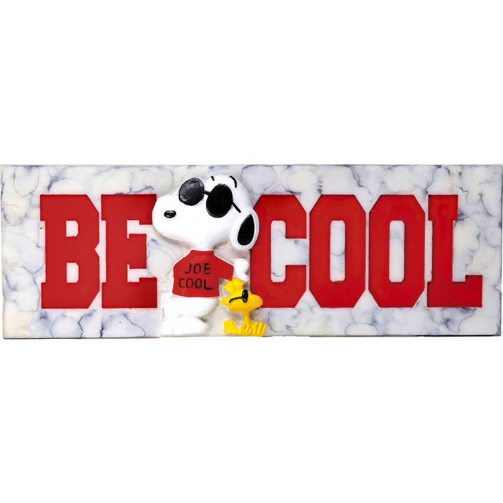 Peanuts Be Cool Desk Sign for wholesale by Spoontiques, Inc