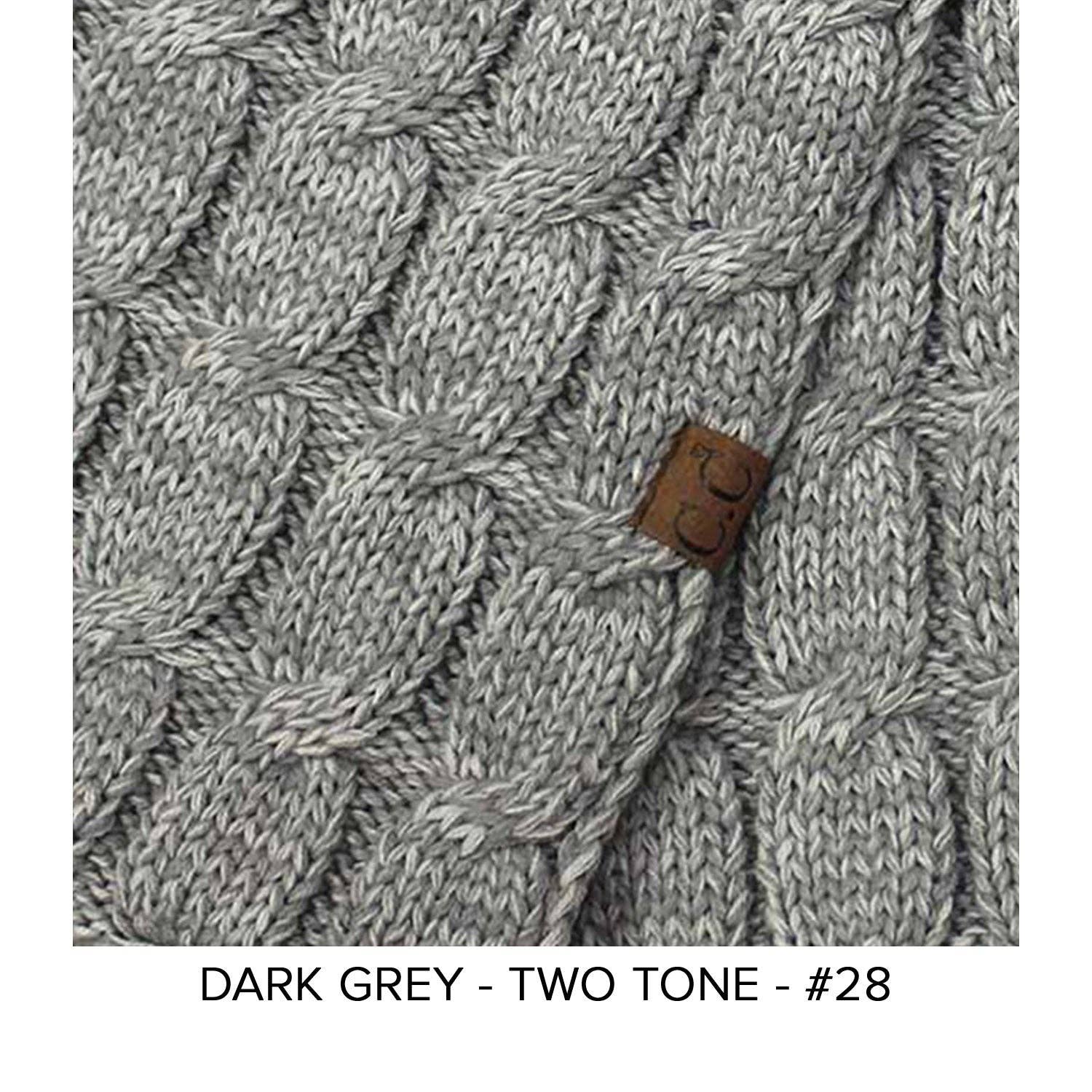 Truly Contagious - Wholesale Gloves - Women's - CC Beanie Wholesale 2-Tone Touchscreen Women's Gloves G-80017