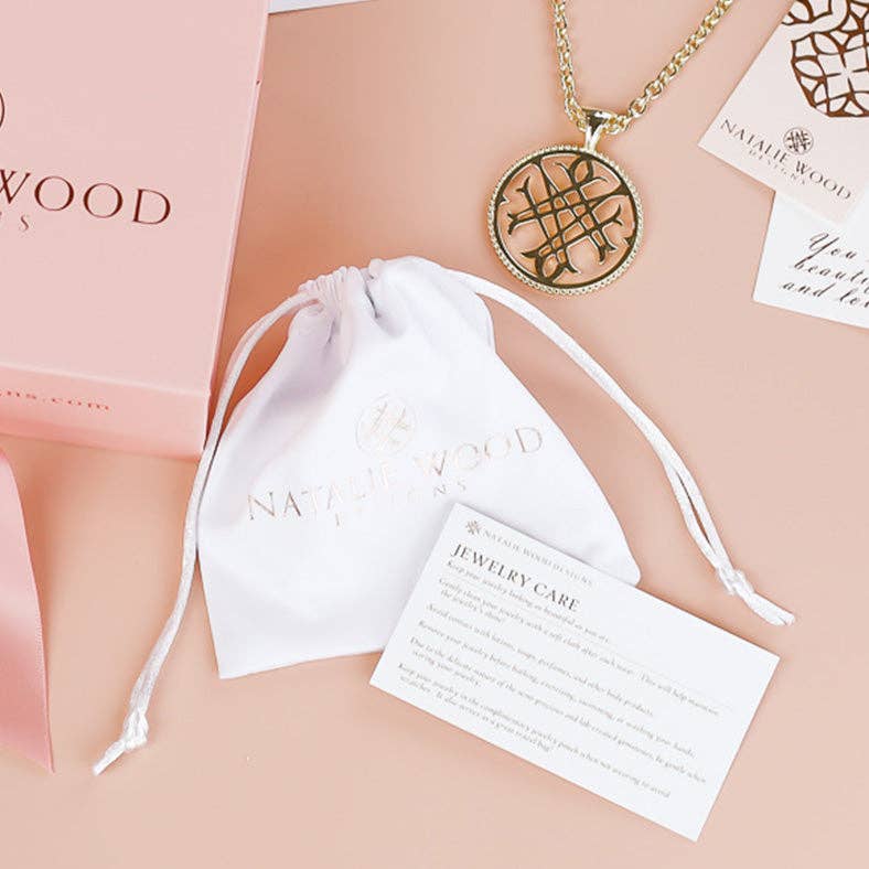 Guld Believer Large Drop øreringe i guld for engroshandel på Faire3