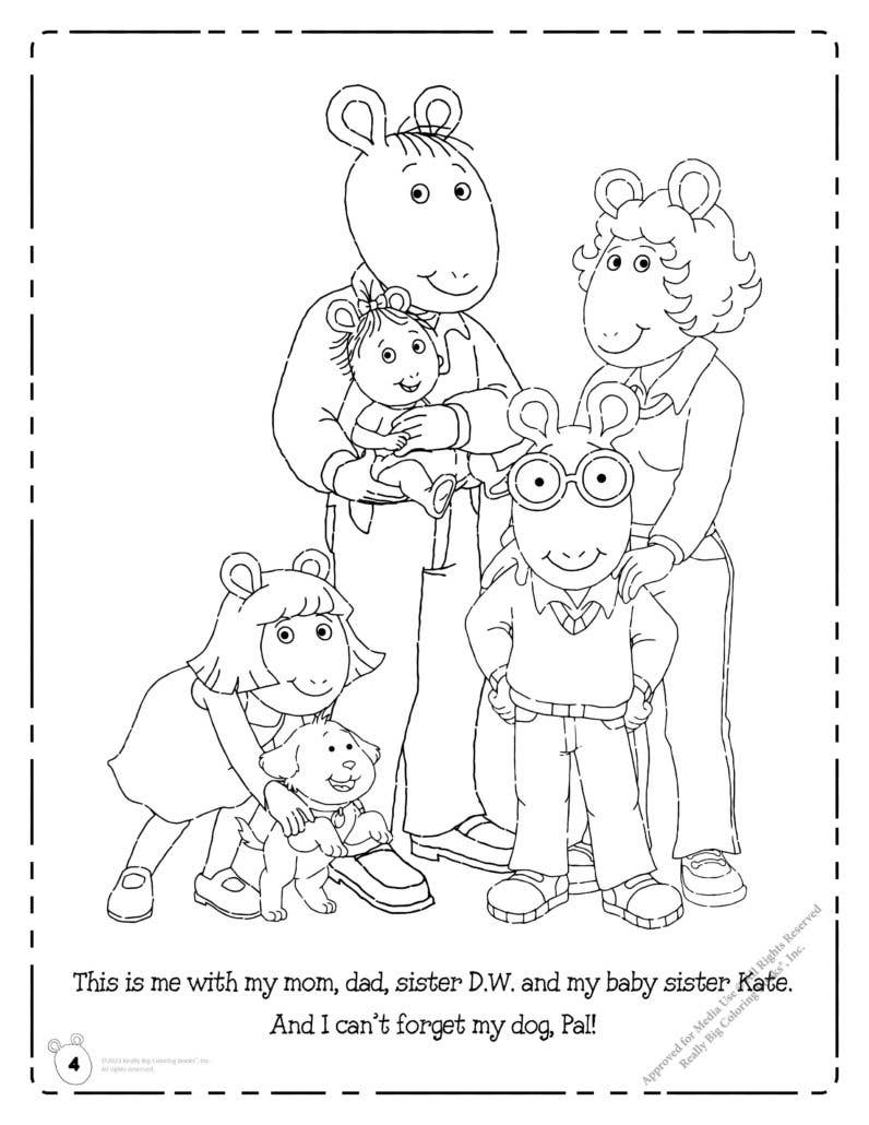 Really Big Coloring Books | ColoringBook.com - Wholesale Coloring Book - Kids & Baby - 12 Pack - Arthur® Coloring Book Official 8.5"x11" PBS KIDS®2