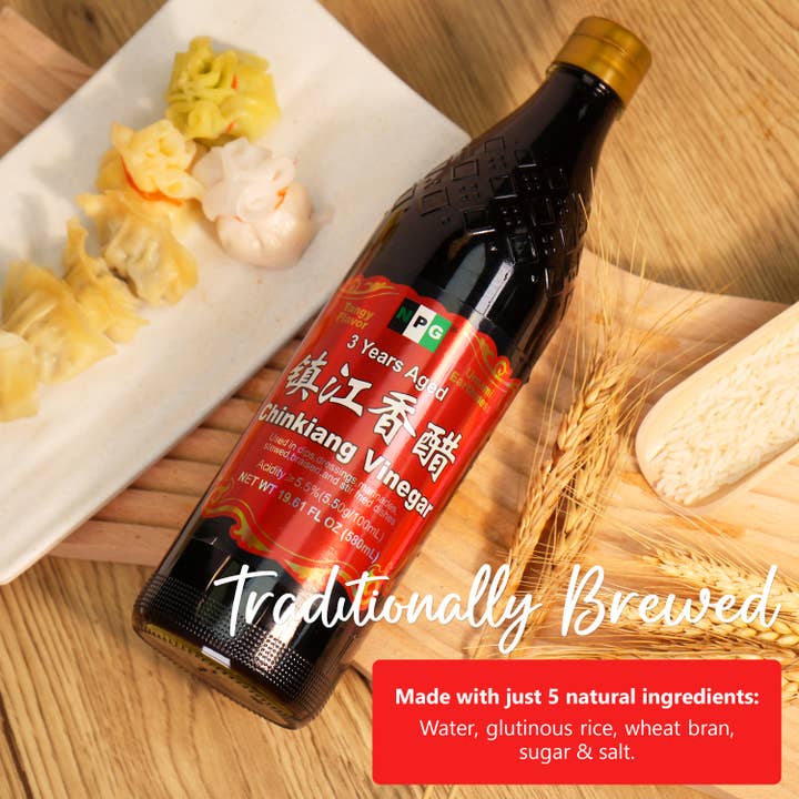 Natural Plus Green - Wholesale Vinegar - NPG Premium Chinkiang Vinegar Chinese Black Vinegar 580 ml3