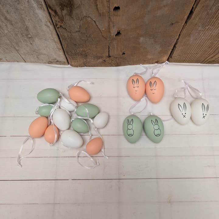 Satz von 18 Schmuckeiern für den Großhandel von A.T. Imports