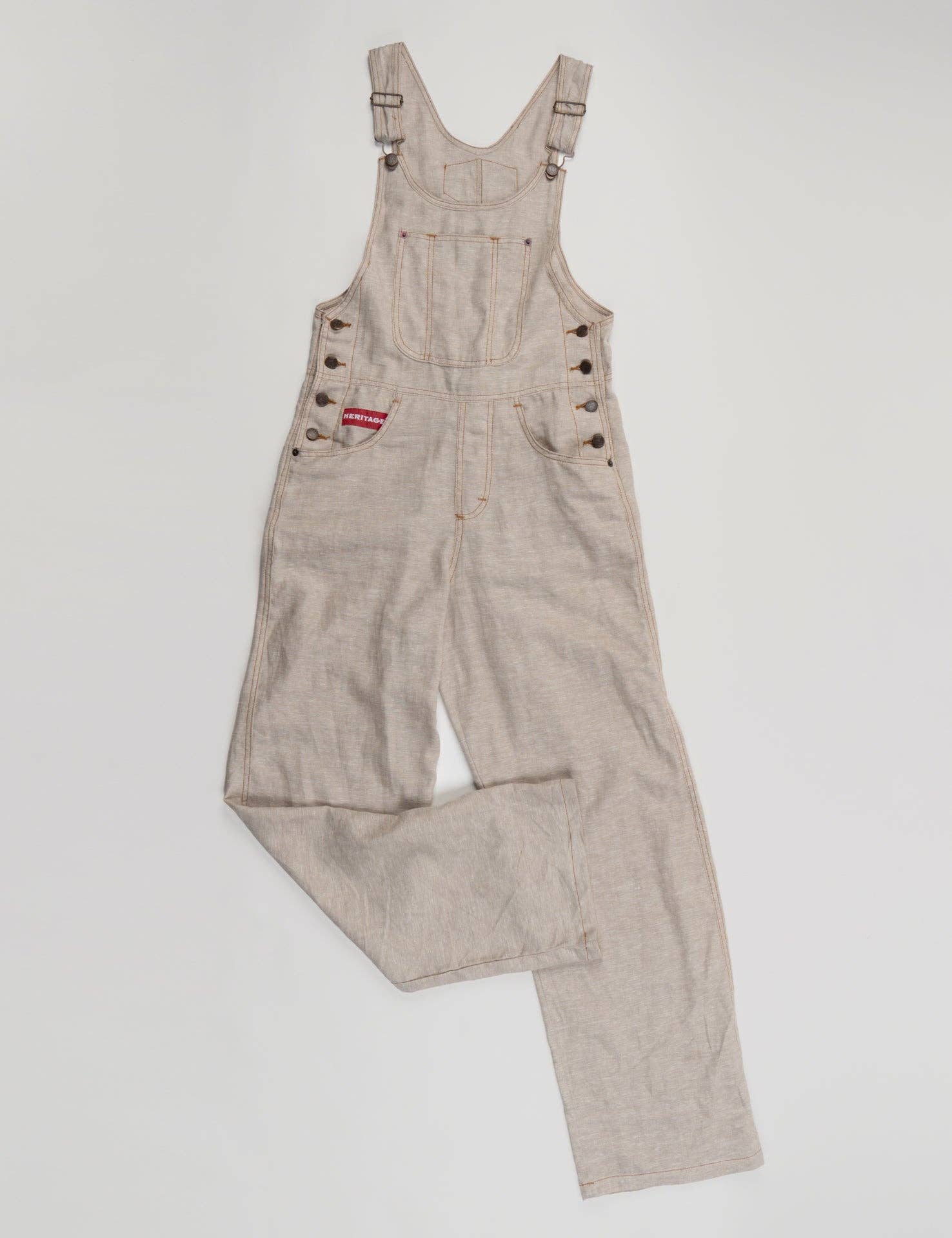 Women's Playwear Overall - Flax Linen for wholesale on Faire2