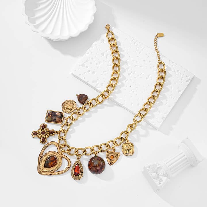 Necklace - Clarisse for wholesale by Lovelika