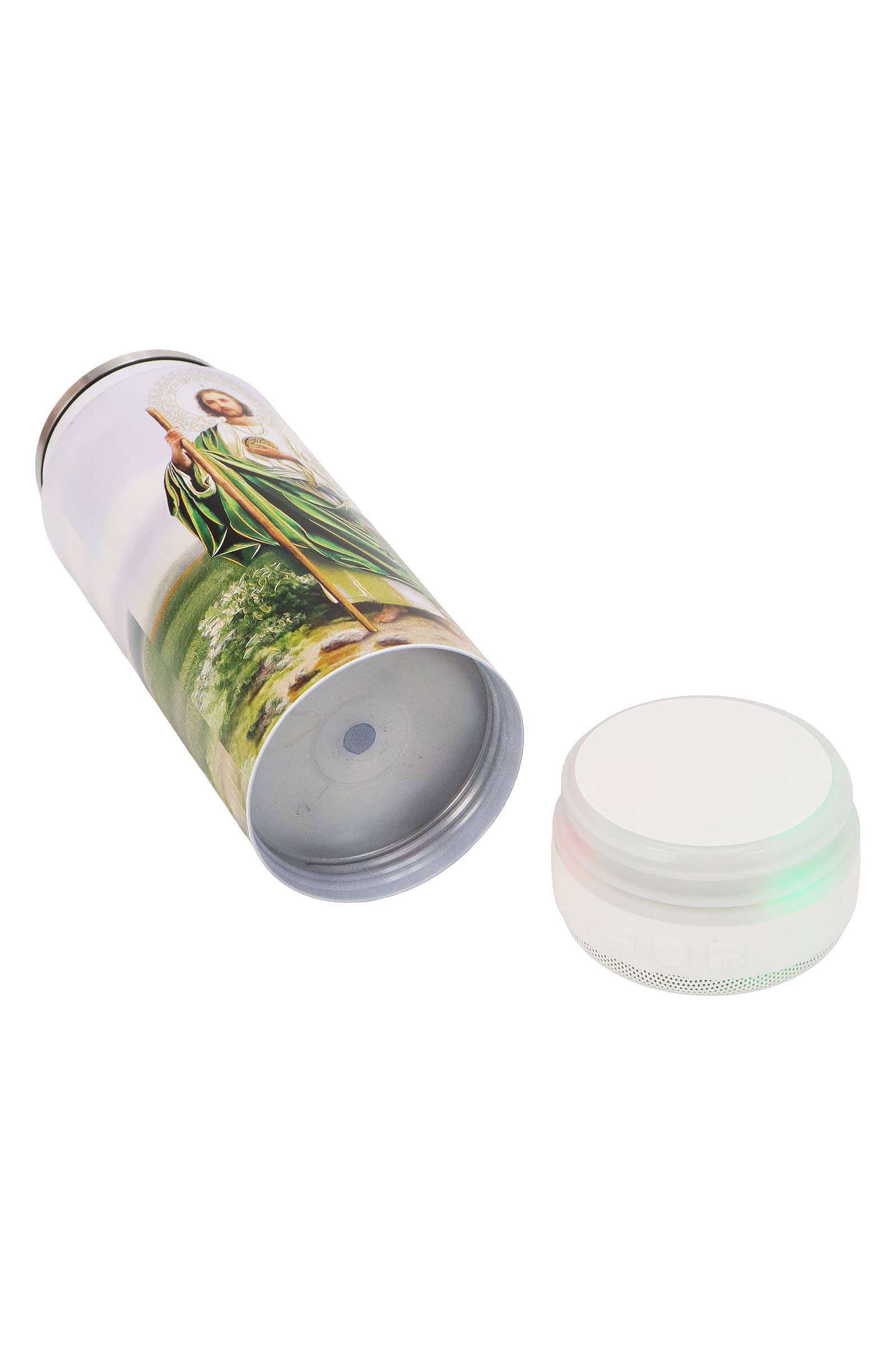 GREEN WHITE St. Jude Tumbler With Bluetooth Speaker for wholesale on Faire4
