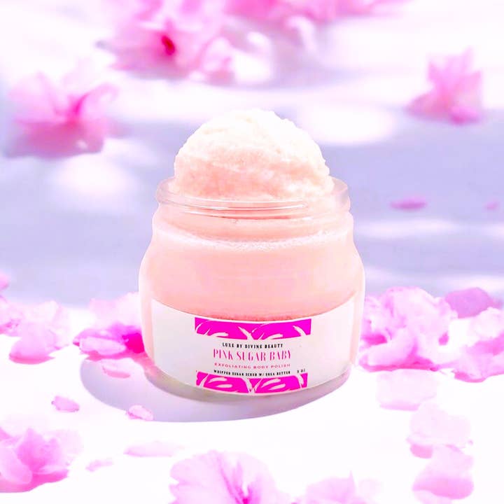 Divine Beauty Enterprises - Vendita all'ingrosso Scrub/esfoliante per il corpo - Scrub Esfoliante per il Corpo Pink Sugar Baby5