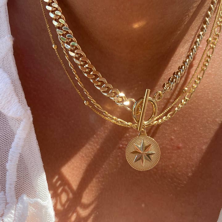 Compass Women Necklace for wholesale by The Views & Co