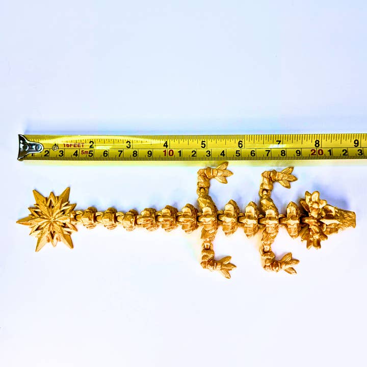 Dragon Fidgets - Wholesale Fidgetspeelgoed - Kinderen - 9" Rendier Sneeuwvlok Winter Draak Fidget Speelgoed12