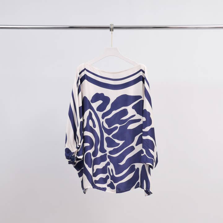 Cecile Wang – Großhandel Tunika – Damen – 8160-VS Tunika mit U-Boot-Ausschnitt0