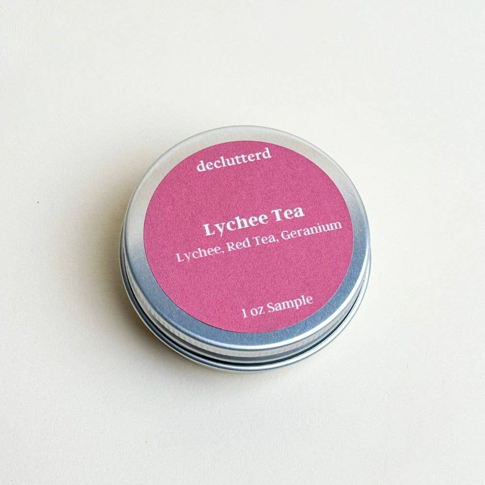 declutterd - Wholesale Travel Candles - Candle Tin Sample 1 oz Wood Wick Non Toxic Coconut Soy Wax24