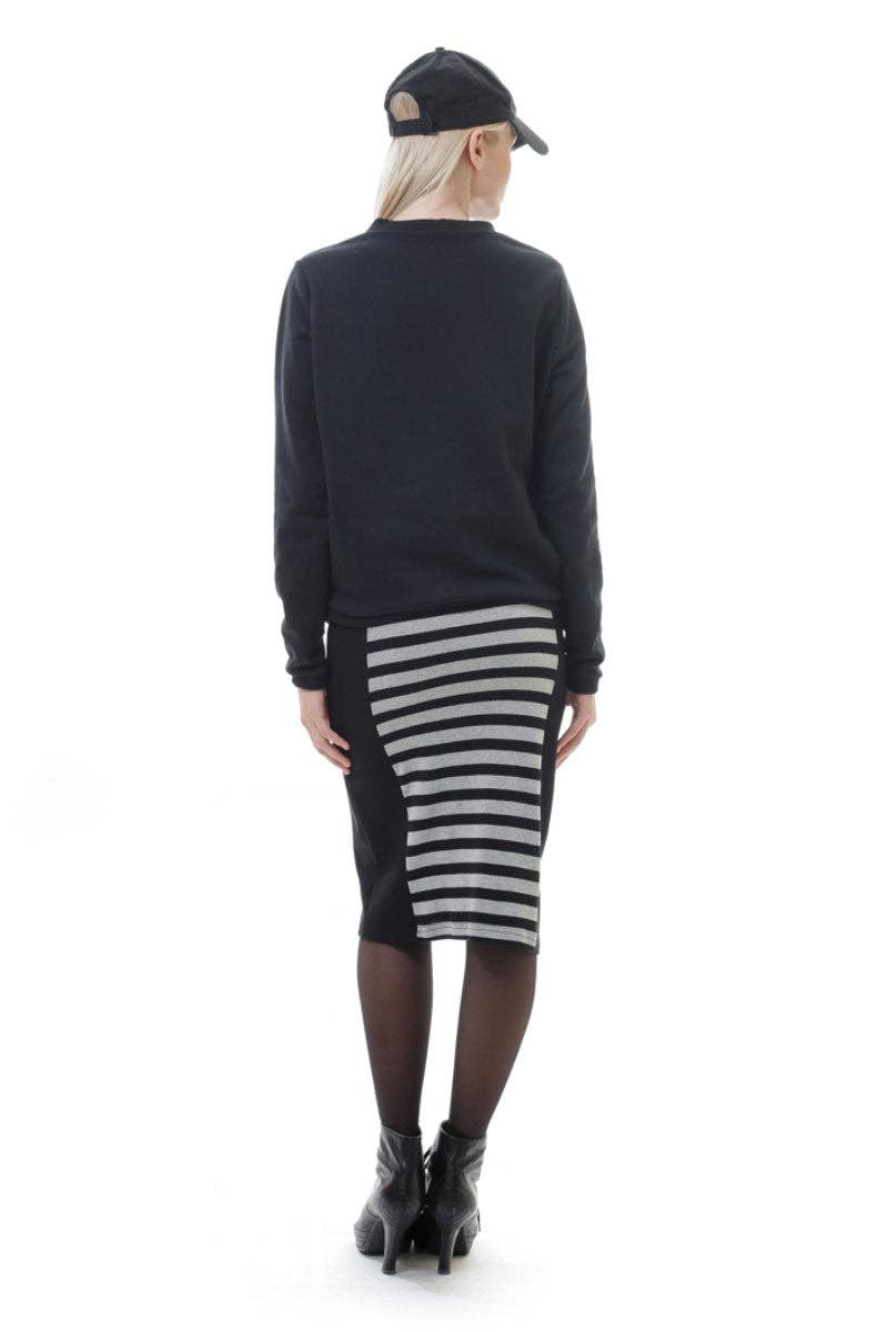 conquista - Wholesale Sweatshirt - Women's - Sporty Sweatshirt in Black3