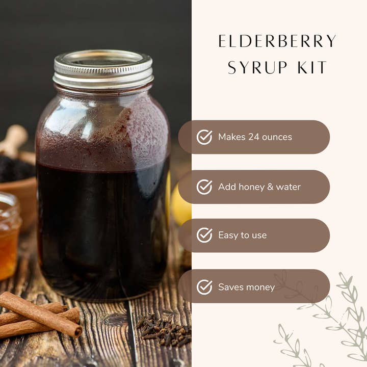 Homesteading in Ohio LLC - Wholesale DIY Drink Kit - DIY Elderberry Syrup Making Kit1