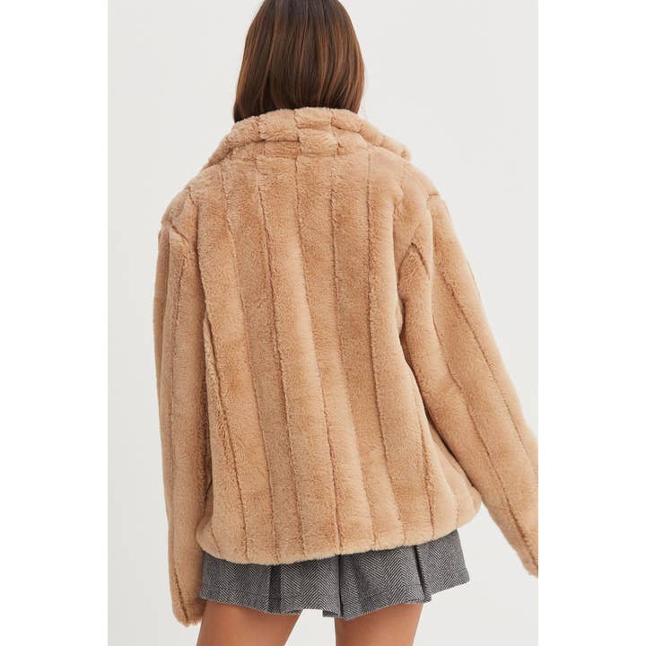 HYFVE - Wholesale Jacket - Women's - HF25A715-Faux Fur Jacket