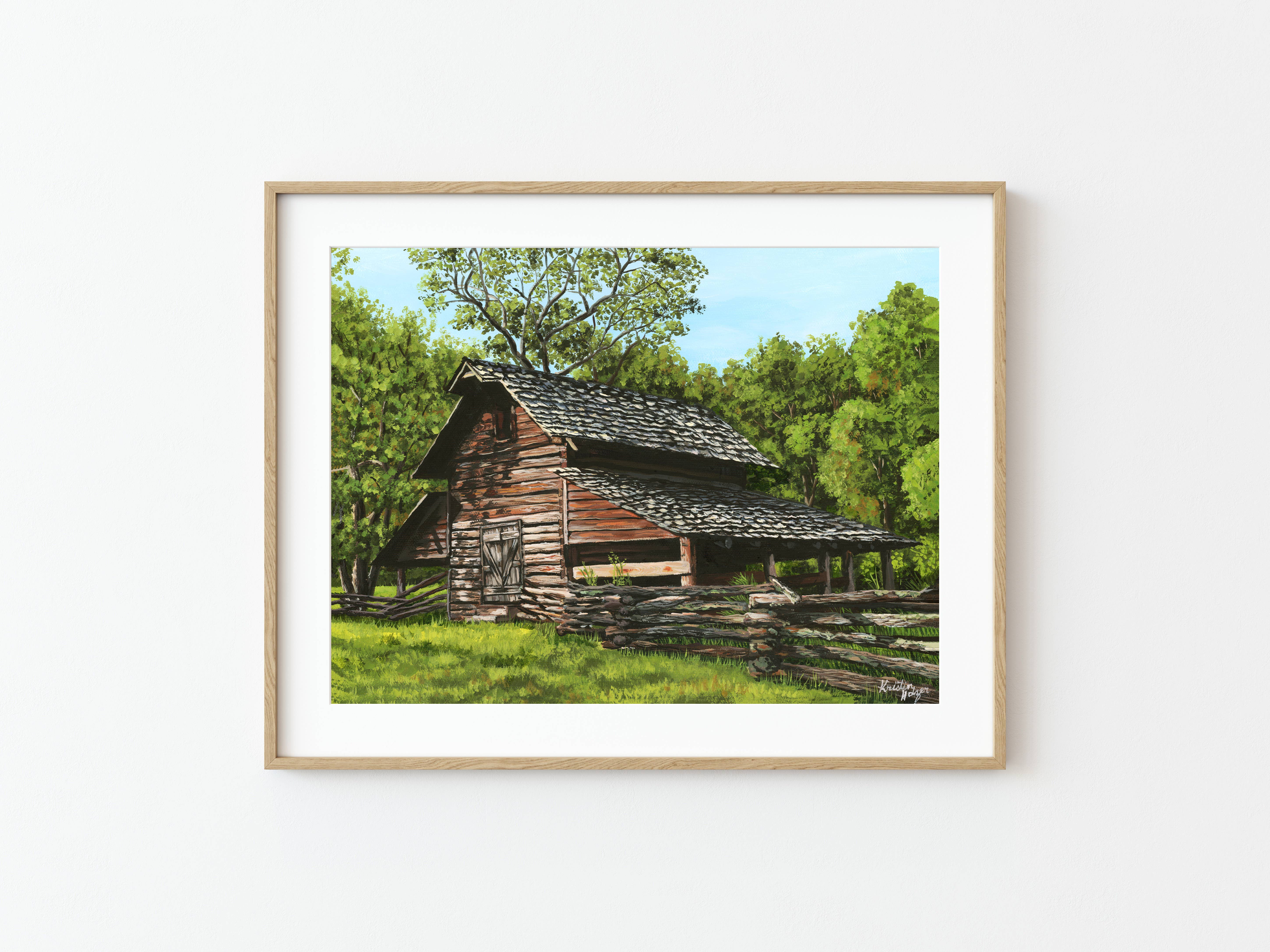 Kristin Holzer Art - Wholesale Art Print - Kings Mountain State Park Fine Art Print1