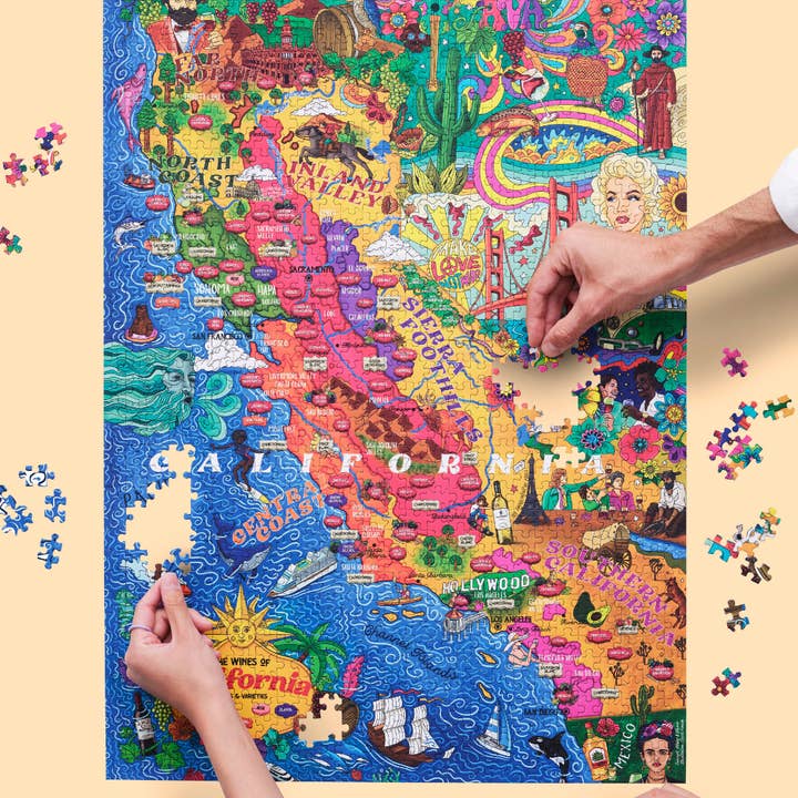 Water & Wines US - Wholesale Puzzle - Adult - California Wine Puzzle5