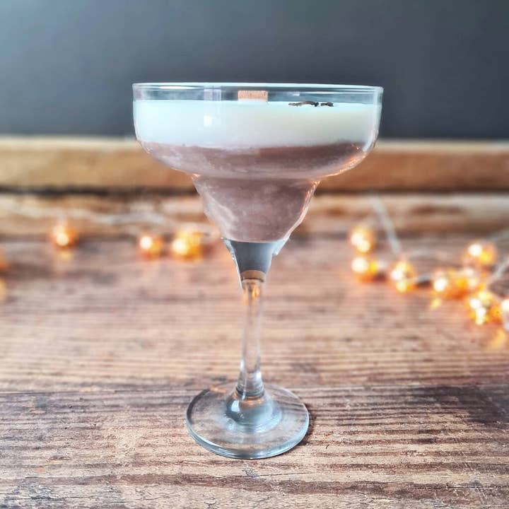 Afewhometruths - Wholesale Novelty Candle - Vegan Handmade Espresso Martini Scented Cocktail Candle