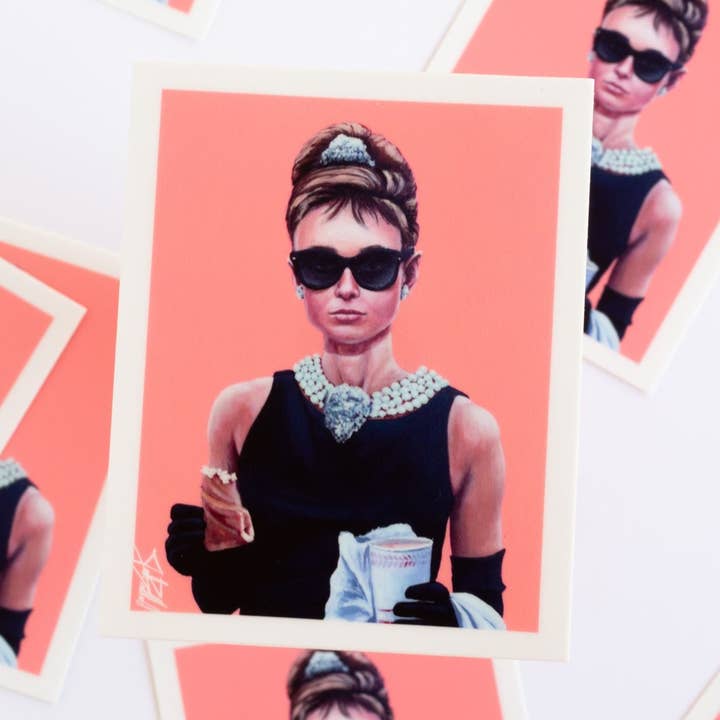 Adesivo Audrey per la vendita all'ingrosso da parte di The Painted Ladies