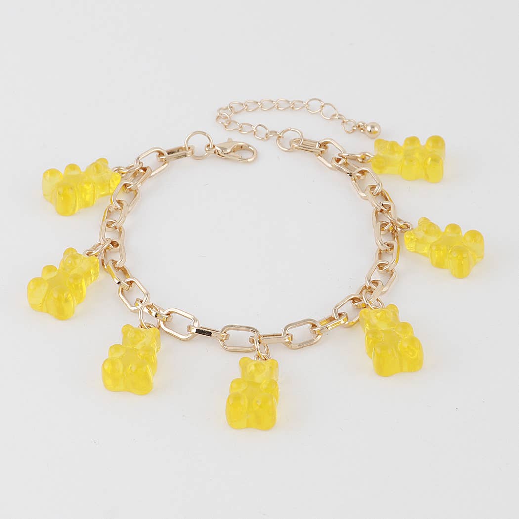 3AM BY H&D ACCESSORIES - Venta al por mayor Pulseras de abalorios/colgantes - Pulsera con dije de oso de goma6