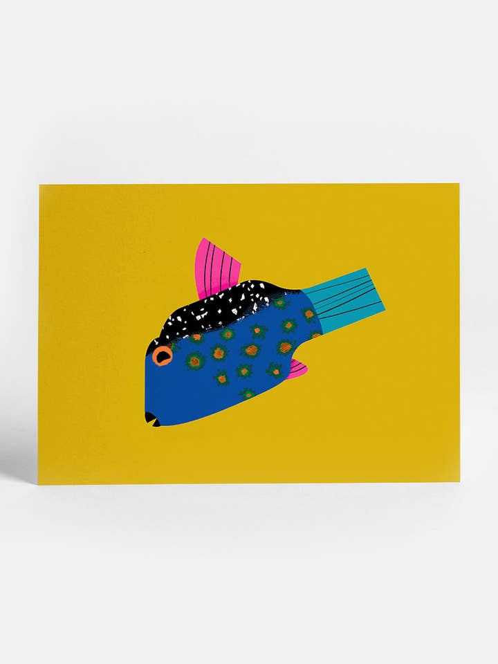 Boxfish | Tarjeta postal para venta al por mayor de Sunny Beast