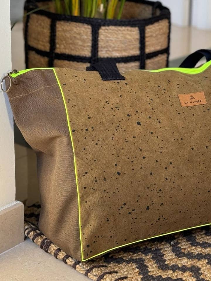 Drops Olive Borsa da viaggio media per la vendita all'ingrosso da parte di My Wander Store