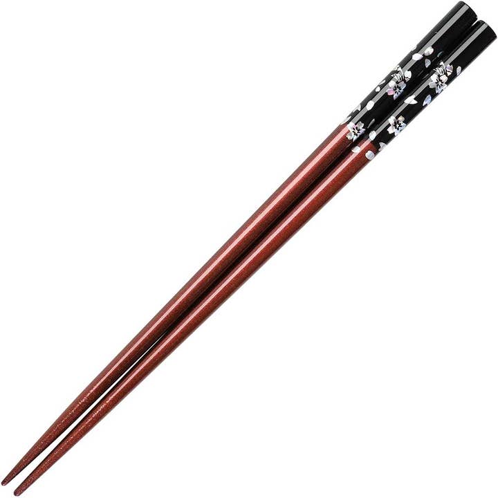Baguettes à paillettes Sakura rouges pour la vente par Wholesale Chopsticks