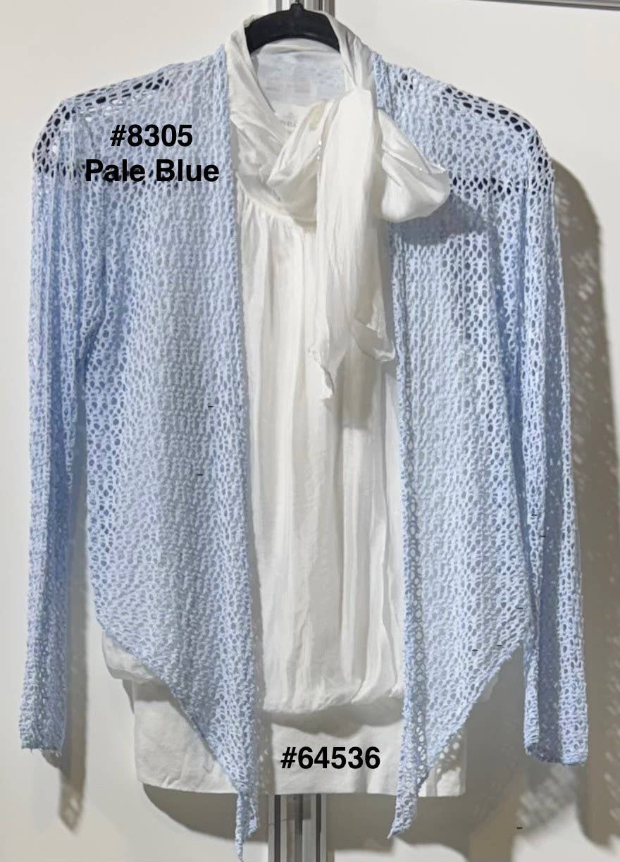 Dance in Paris - Venta al por mayor Cárdigan - Mujer - Cárdigan corto de rayón suave y elástico cortado con láser2