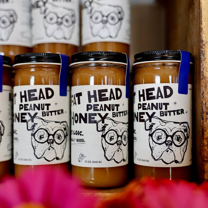 Fat Head Honey Farms - Wholesale Honey - 12 oz Peanut Butter Creamed Honey2