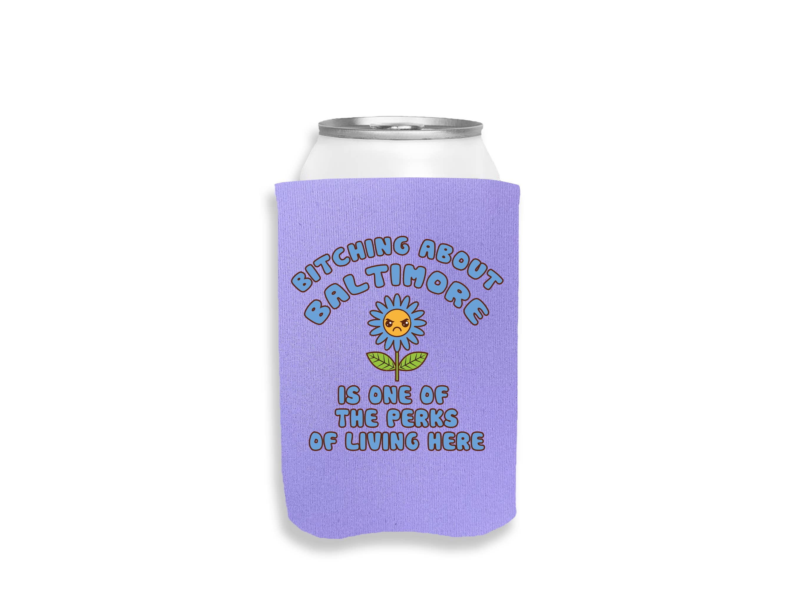Calm Down Caren - Wholesale Drink Huggers & Koozies - Bitching About CUSTOM CITY Is One Of The Perks - Can Cooler5