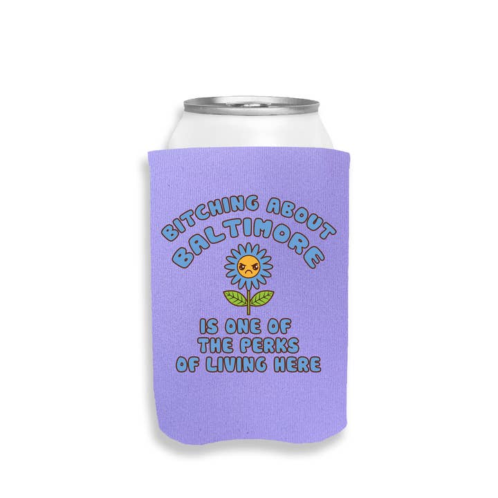 Calm Down Caren - Wholesale Drink Huggers & Koozies - Bitching About CUSTOM CITY Is One Of The Perks - Can Cooler5