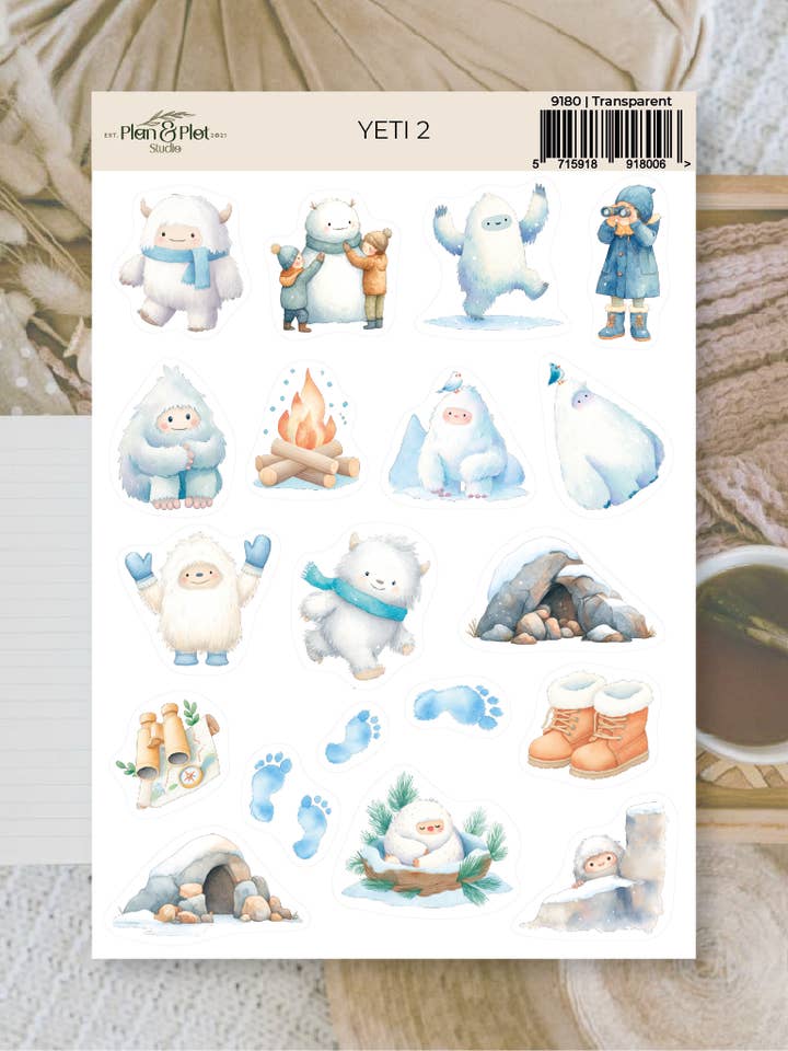 Yeti 2 | Klistermärken för wholesale av Plan & Plot Studio