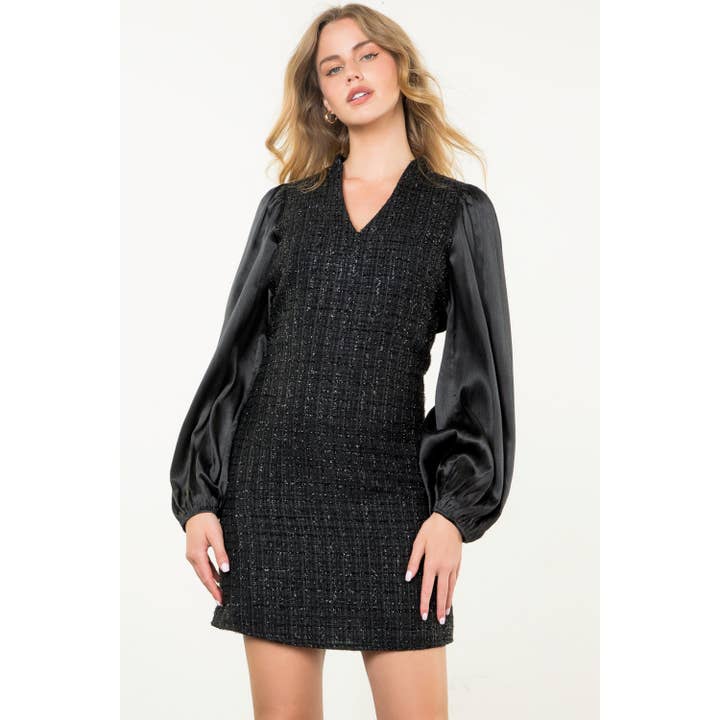 THML – Engroshandel Kjole - Dame – Blandede tweedkjole5