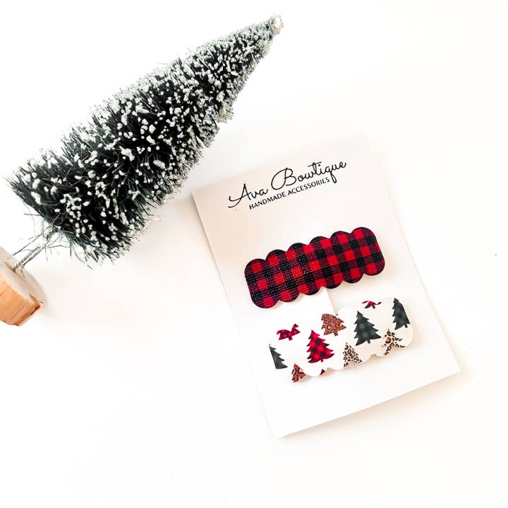 Schnappclip-Set für Weihnachten — Rentier-Schnappclip für den Großhandel von Ava Bowtique