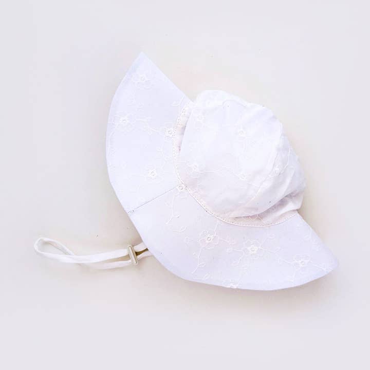 Embroidered Sunhat UPF 50+ Baby & Toddler for wholesale by Huggalugs