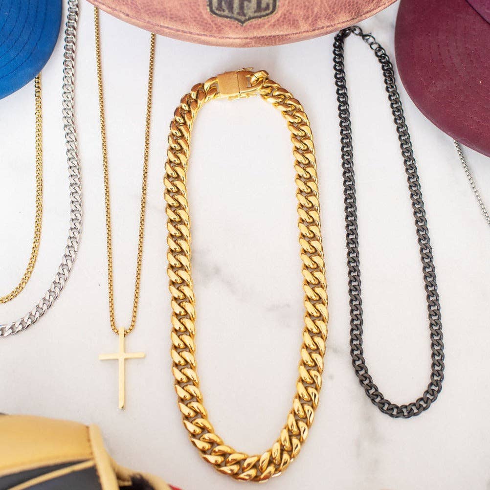 Golden Thread – Colar pingente/pendente por atacado – Corrente Cruzada em Ouro8