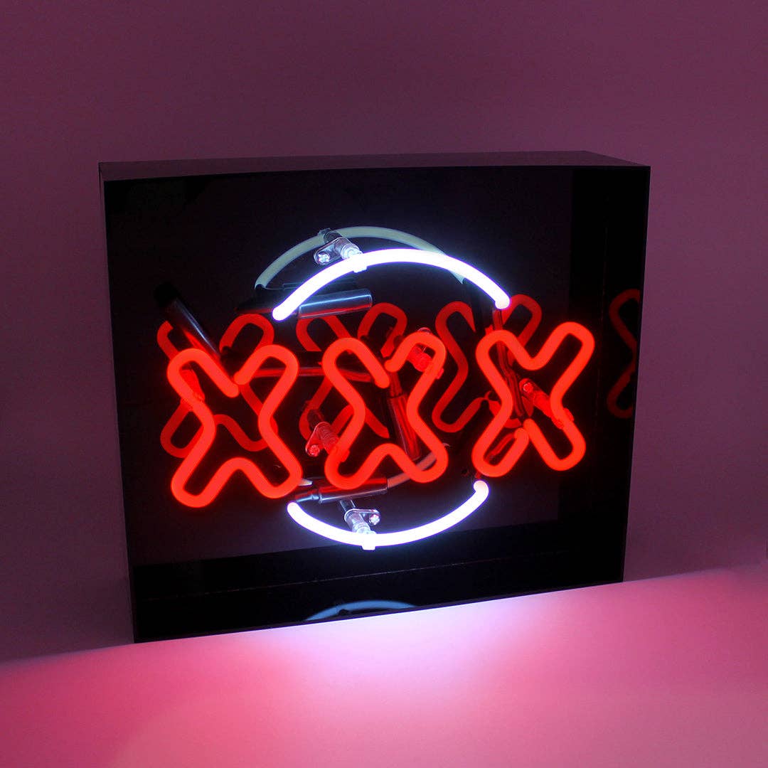 Locomocean - Wholesale Neon Sign - 'XXX' Acrylic Box Neon Light