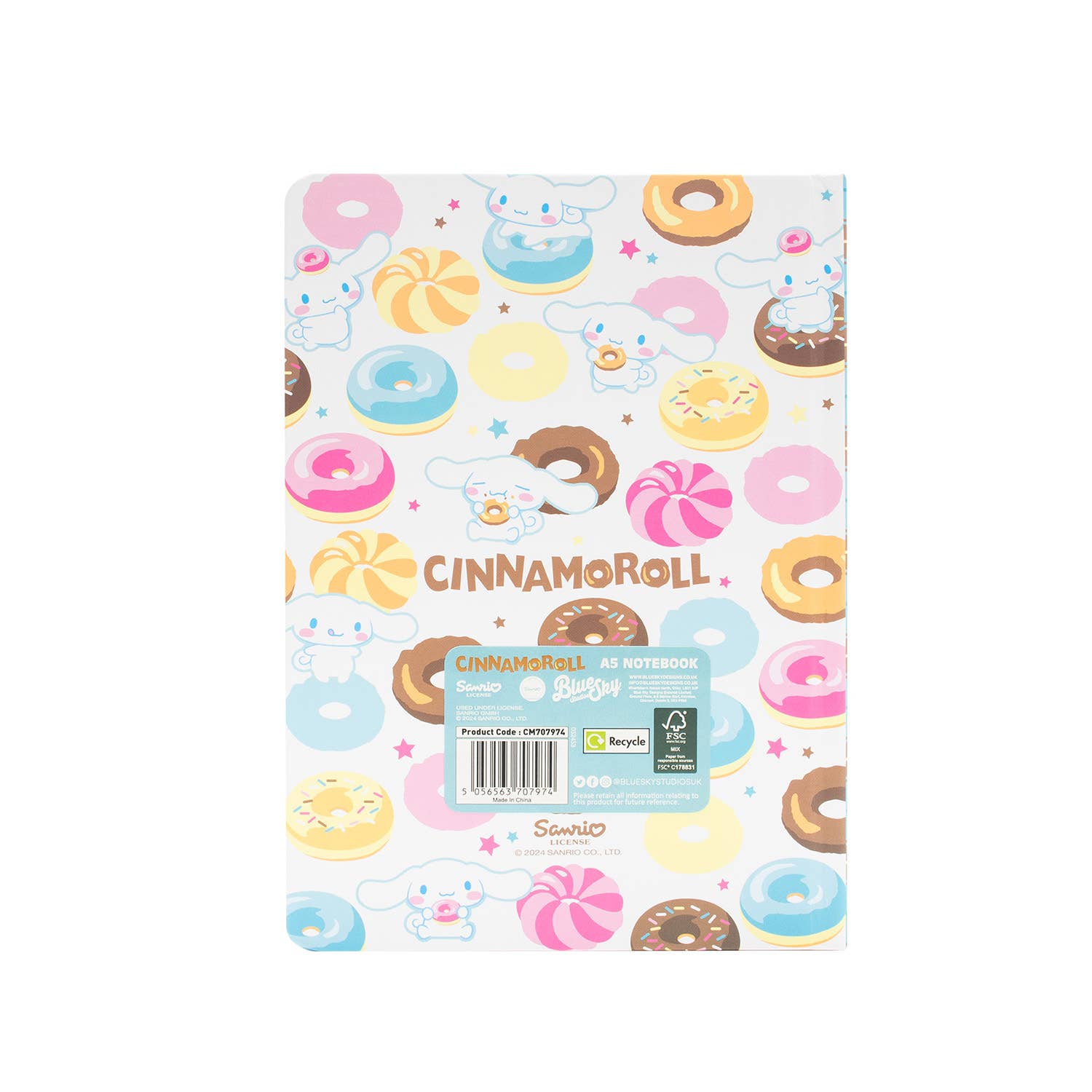 Mad Monkey GmbH - Wholesale Notebook - Sanrio Cinnamoroll - Notebook A51