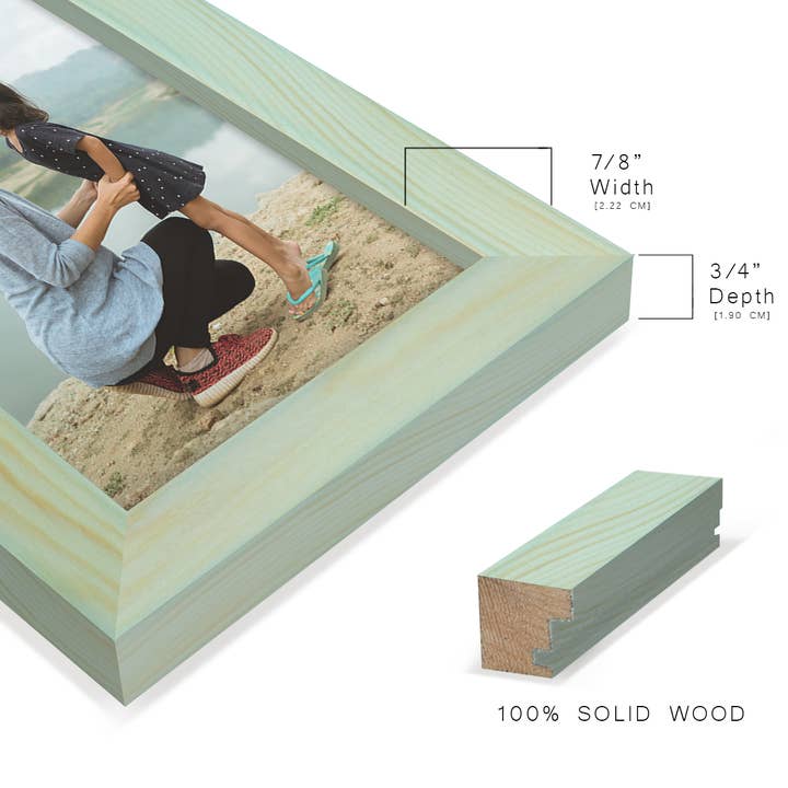 Wexford Home - Wholesale Picture Frame - Photo Frame. Real Wood with Woodgrain, Seafoam Green10