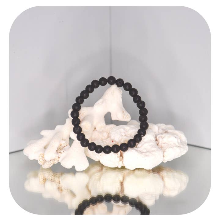 Lava bracelet 8 mm for wholesale by MalaSariLove e.U.