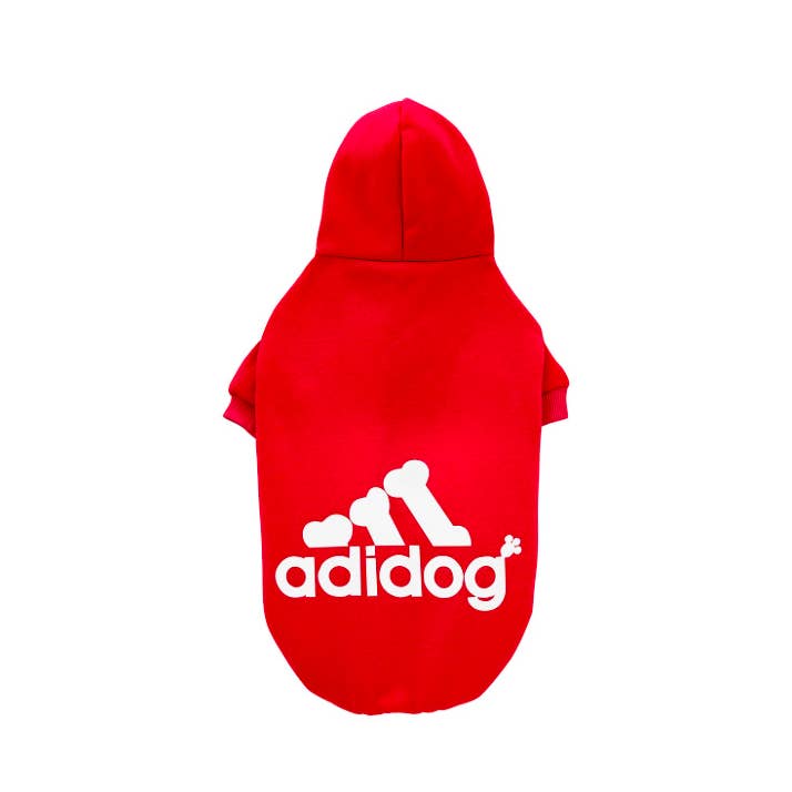 Adidog Logo Fleece Hoodie | Ropa Perro para venta al por mayor de Fresh Pawz