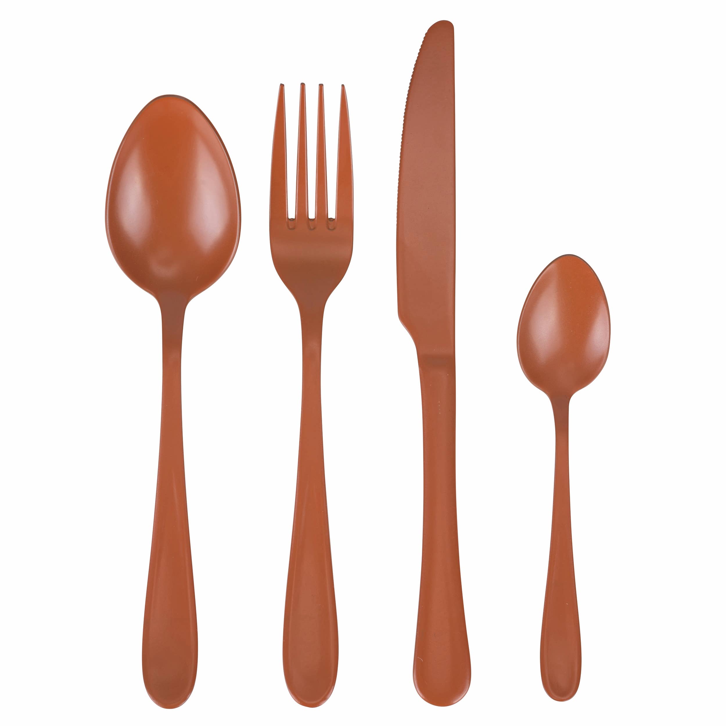 VdE Tivoli 1996 – wholesale Bestickset – VdE Tivoli 1996 Bestickset Shade of Chocolate, 24 delar i 6 nyanser2