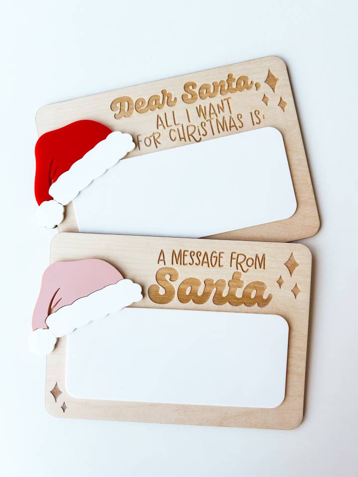 Tablero de mensajes de Santa para venta al por mayor de Goldie Letter Company