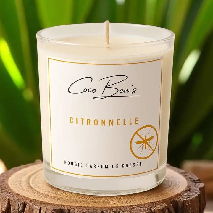 CocoBen's - Wholesale Jar/Filled Candle - Outdoor Candle - Citronella - 300ml0