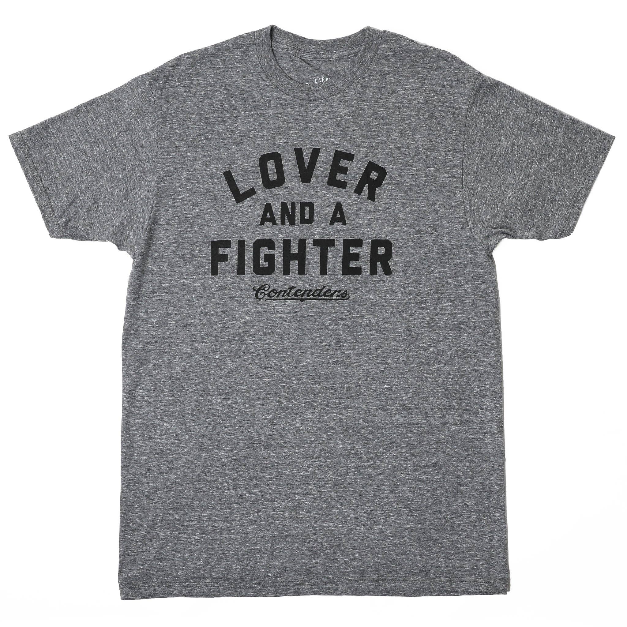 Contenders Clothing - Wholesale Screen Printed T-Shirt - Men's - MEN'S LOVER & FIGHTER SHIRT1