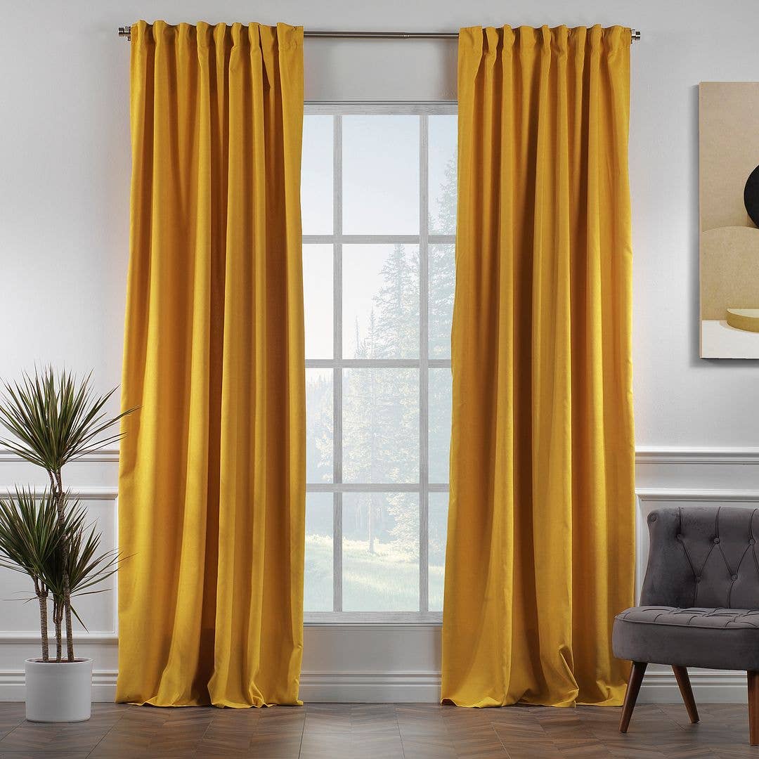 Bes Home Design - Wholesale Curtain - 100" Wide & Extra Long Matte Decorative Custom Size Curtain4