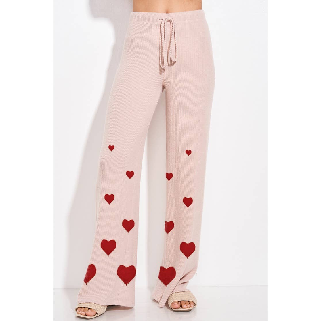 Phil Love - Wholesale Graphic Sweatshirt - Women's - Heart print soft rib Hoodie loungewear set18