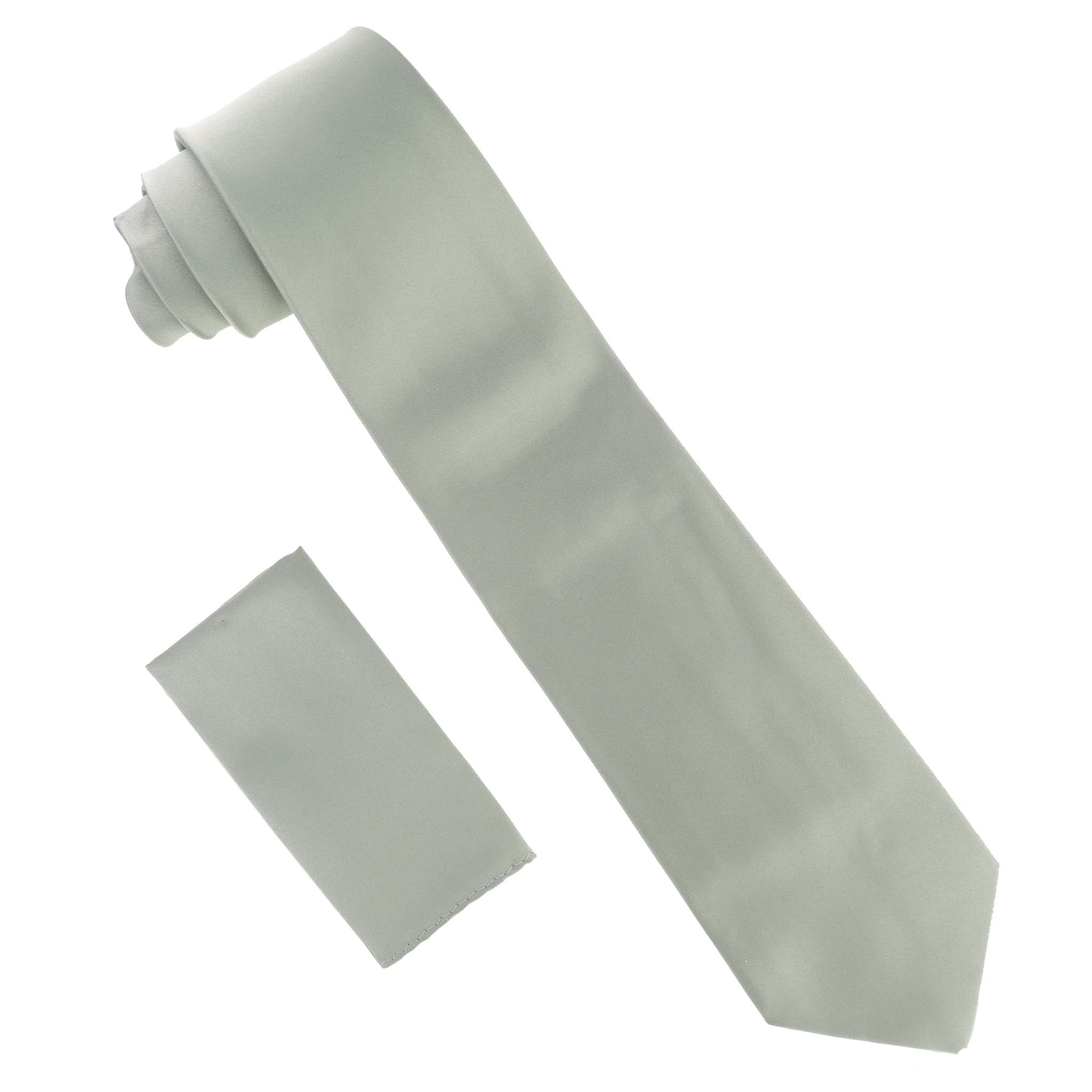 Dubal Brothers – wholesale Slipsar – Herr – Vittorio Farina Solid Satin slips & Pocket Square av Classy Manschettknappar38